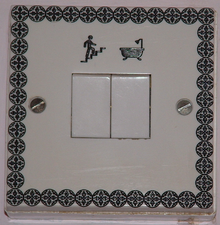 picture of engraved 2 way light switch